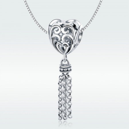 Talisman argint Inima cu Lanturi [3]