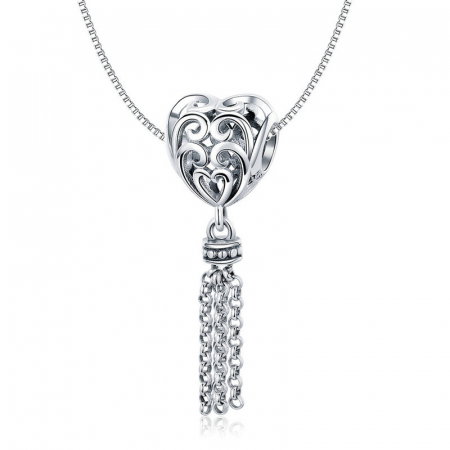 Talisman argint Inima cu Lanturi [4]