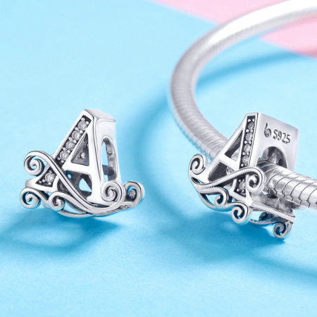 Talisman argint litera A [3]