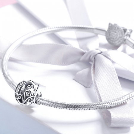 Talisman argint litera C [4]