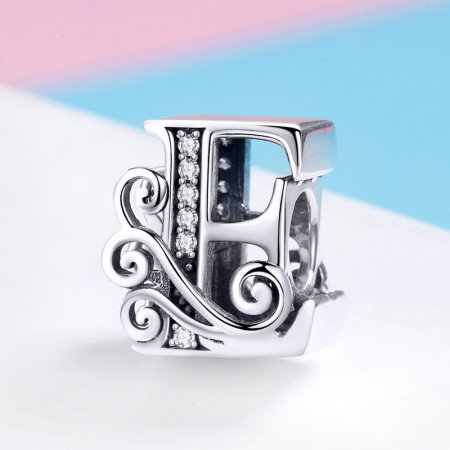 Talisman argint litera E [3]