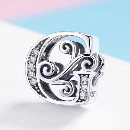 Talisman argint litera G [5]