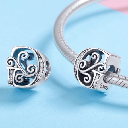 Talisman argint litera G [7]
