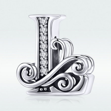 Talisman argint litera L [3]