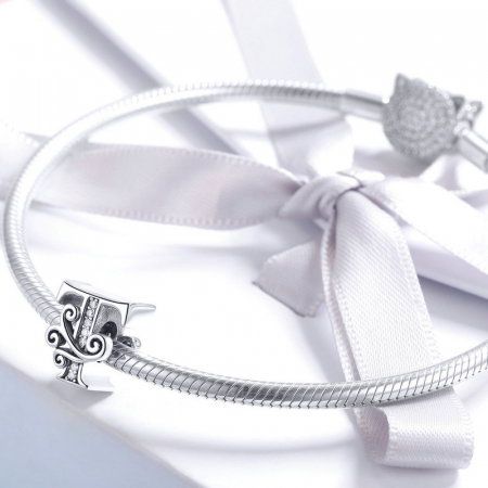 Talisman argint litera T [1]