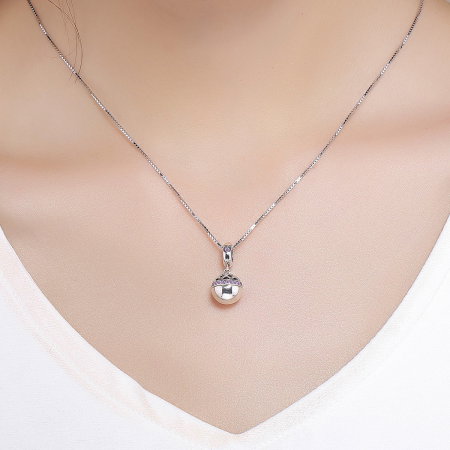 Talisman argint medalion cu inimioara roz [4]