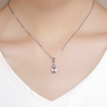 Talisman argint O iubesc pe Mama [2]