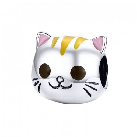 Talisman argint pisicuta