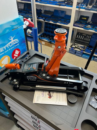 Cricuri Tip Crocodil - Cric hidraulic tip crocodil cu talie joasa 2.5T 110-360mm cu inaltator