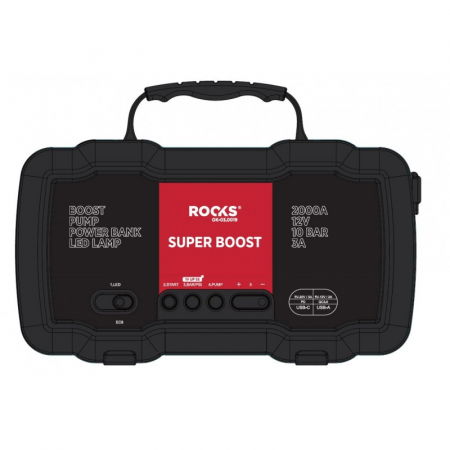 Redresoare,Roboti Pornire,Cabluri Curent - Mini booster,Robot de pornire cu compresor, 12v-1000A/2000A - 10 bar -