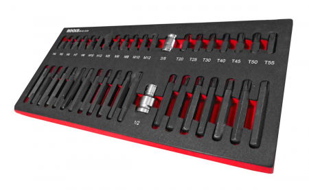 Truse de biti - Trusa profesionala de biti 40 piese in modul de spuma