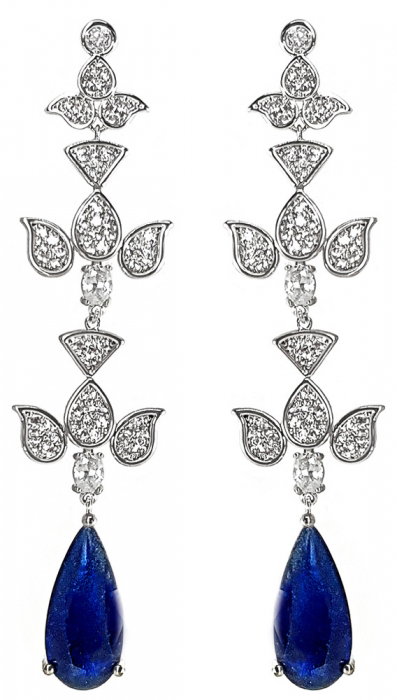 Cercei Chandelier Blue Orient [1]