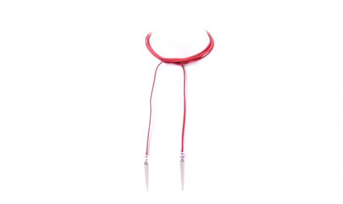 Choker Borealy Thorn Red Leather [4]