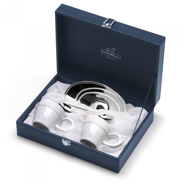 Silver Coffee Set for Two Chinelli - made in Italy [1]