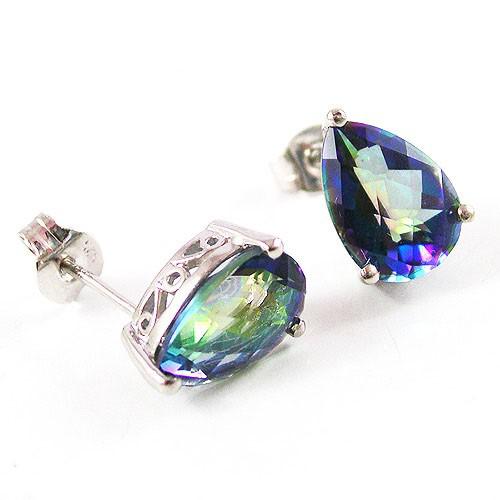 Cercei Topaz Mistic Natural Rainbow 3,8 carate [4]