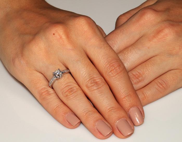 Inel Borealy Argint 925 Simulated Diamond Zirconiu Solitaire Marimea 8 [2]