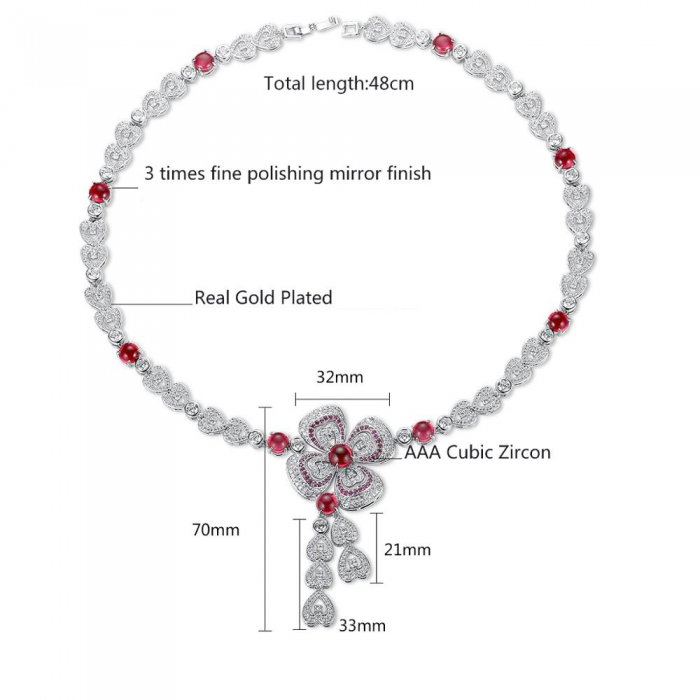 Colier Bridal Flower Glam by Borealy [4]