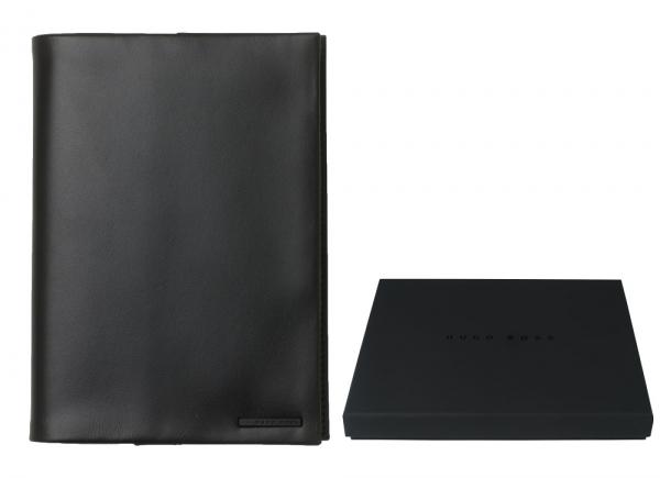 Black Leather Gift Set Mapa Agenda Hugo Boss si Batista costum matase naturala [4]