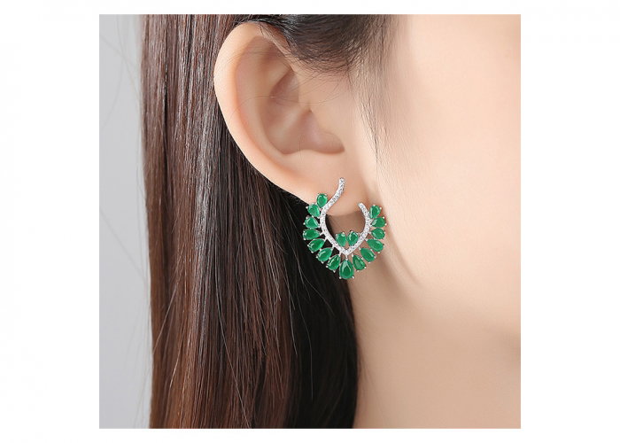 Cercei Green Elegant Flower [3]