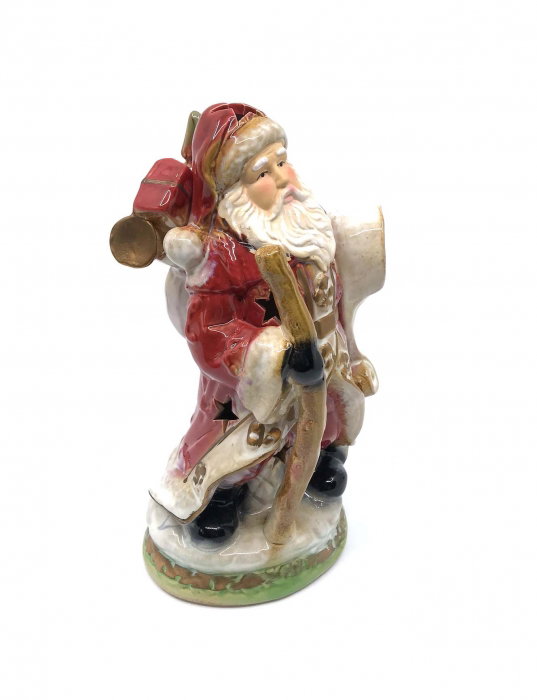Mos Craciun Ceramica, by Borealy, 25 cm inaltime [2]