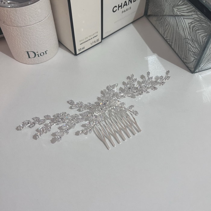 Agrafa Flexibila Bridal Flower Luxury Zirconiu [1]