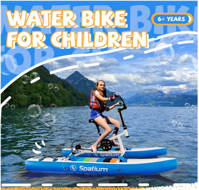 Bicicleta pe apa pentru Copii - WaterBike - Bicicleta care merge pe apa - Unic in Romania [6]