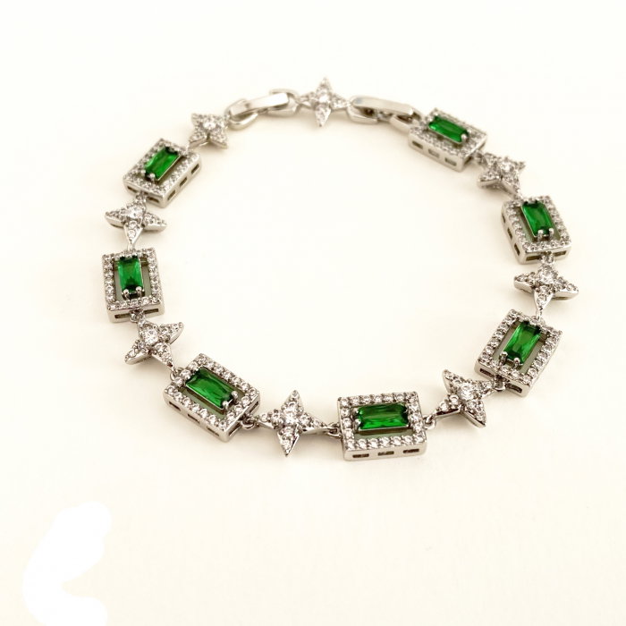 Brăţară Emerald Green Tennis [3]
