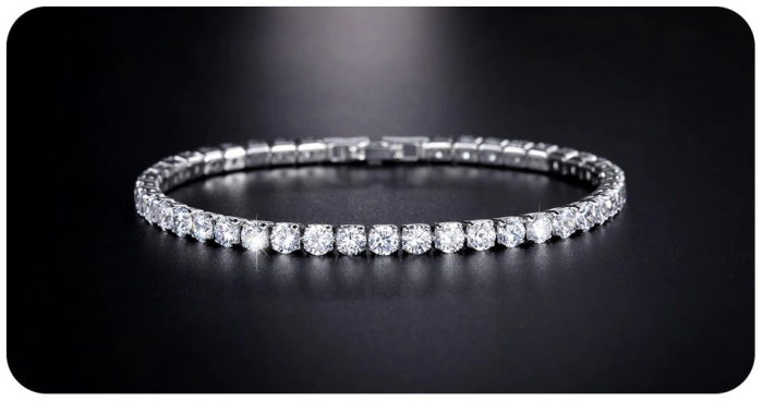 Brăţară Borealy Diamonds Tennis Classic 0,3 cm [4]