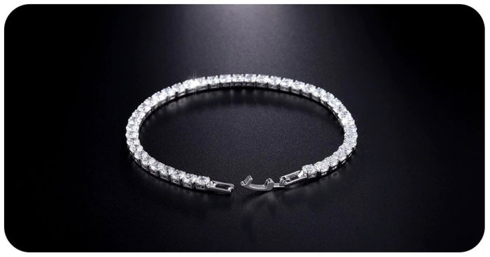 Brăţară Borealy Diamonds Tennis Classic 0,3 cm [3]