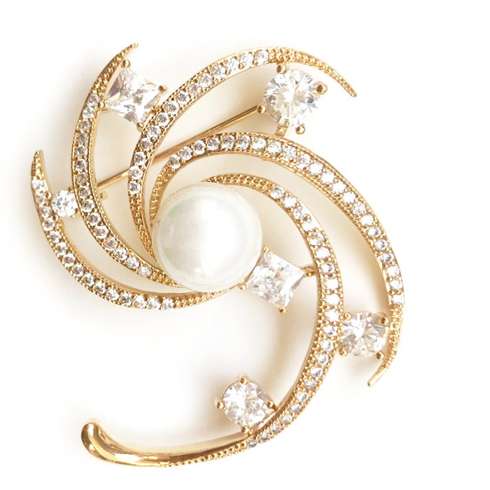 Broşă Star Pearl Luxury [1]