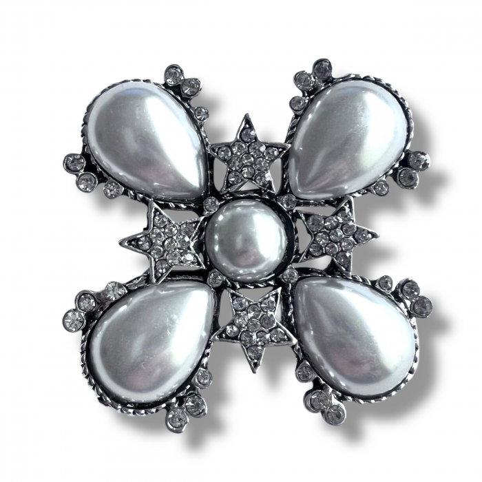 Brosa Vintage Cross Moon [2]