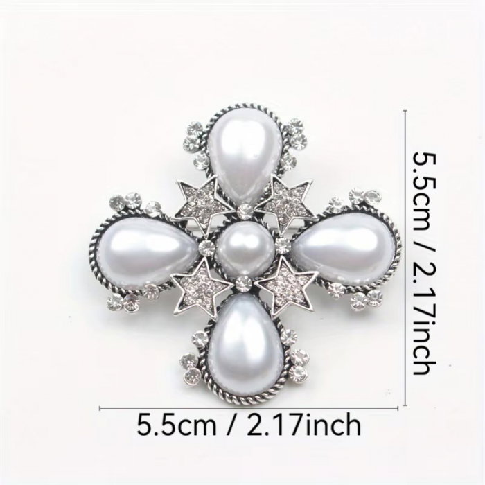 Brosa Vintage Cross Moon [3]