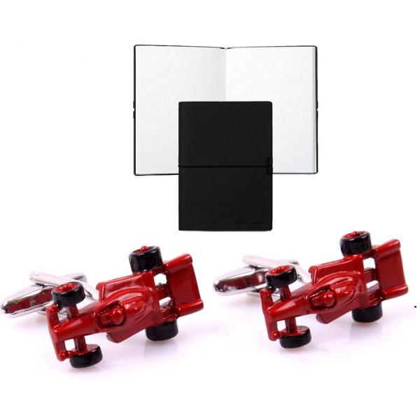 Set Butoni Borealy Ferrari Red Passion si Note pad Black Hugo Boss [1]