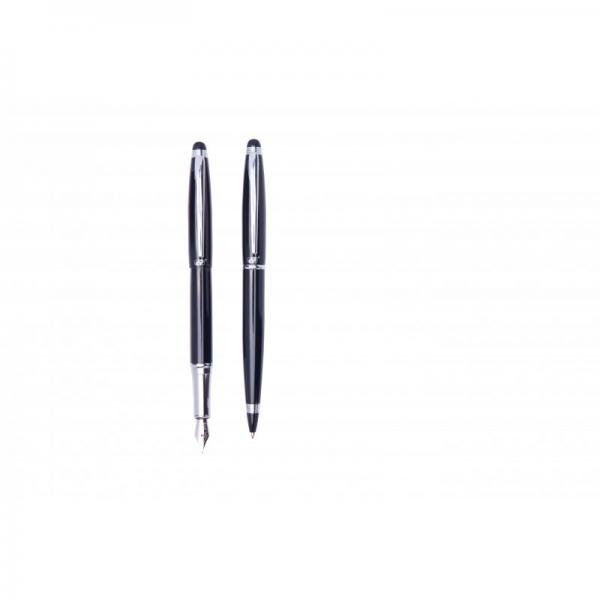 Cadou Business Desk Black & Silver Stilou, Pix si Butoni [2]
