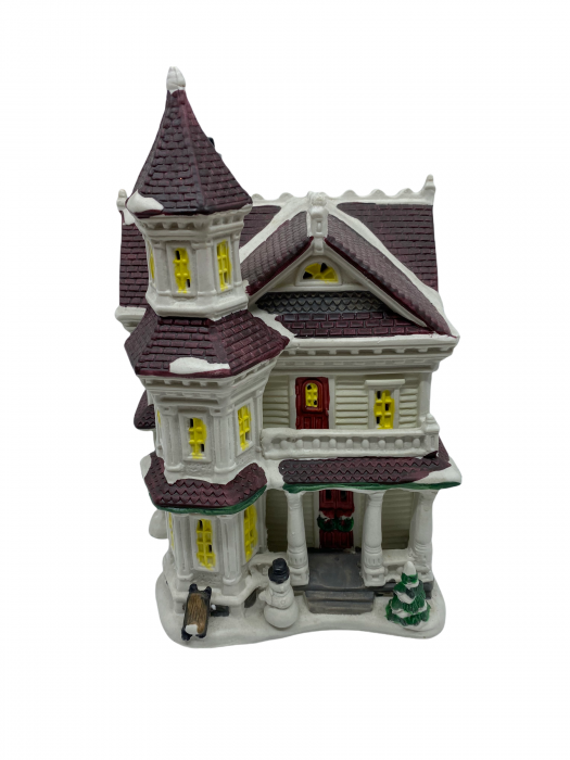 Cadou Craciun Decoratiune - Castel Christmas cu luminite [3]