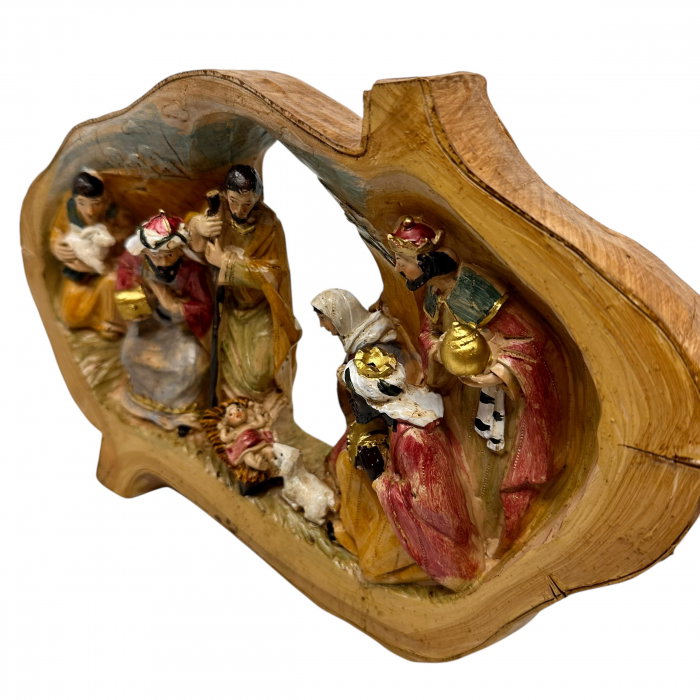Cadou Craciun Rustic Decoratiune Scena Nasterea Domnului [2]