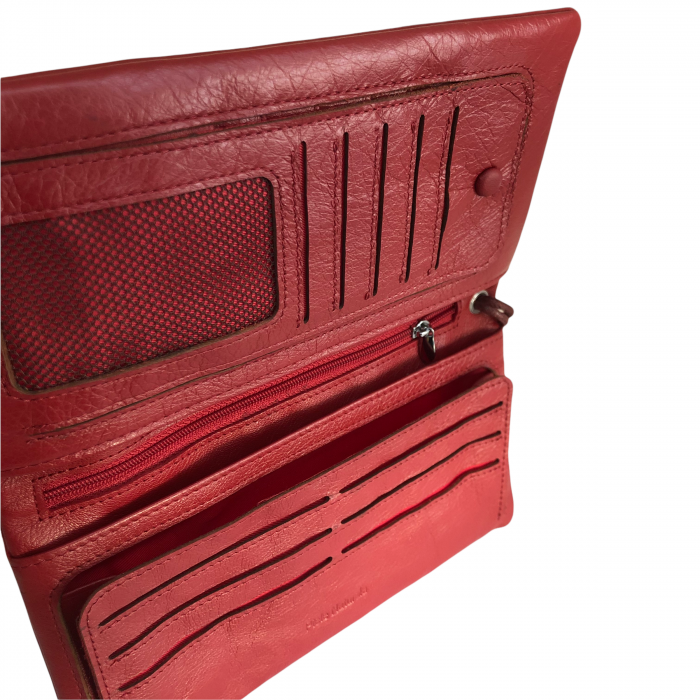 Cadou Femei Portofel Exquisite Red - piele naturala [6]