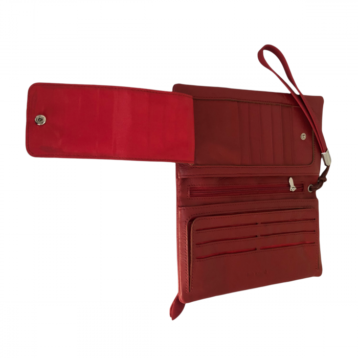 Cadou Femei Portofel Exquisite Red - piele naturala [3]