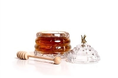 Honey Bee Recipient Miere din Cristal Bohemia 12 cm [4]