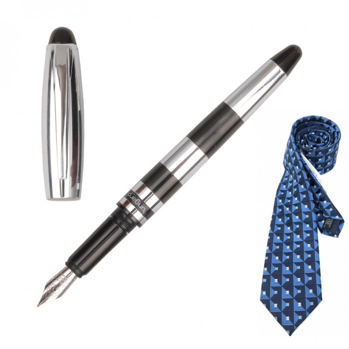 Cadou Style Blue Cravata Matase si Stilou Ungaro Venise [1]