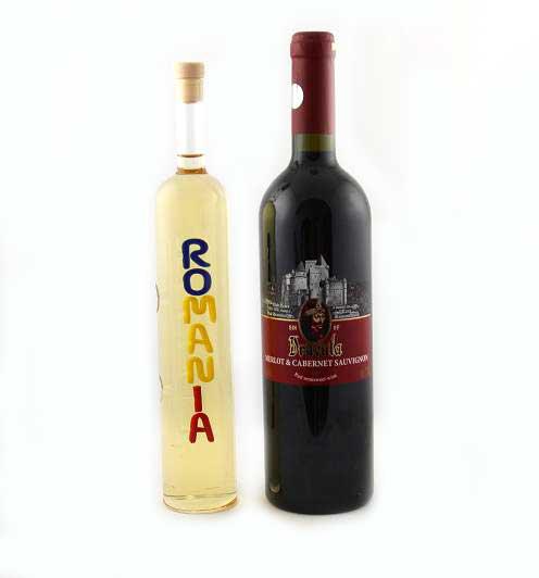Cadou Romanian Treasure - Sticla Lucrata Manual [1]