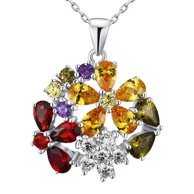 Colier Borealy Argint 925 Multi-Colour Topaz Delight [1]