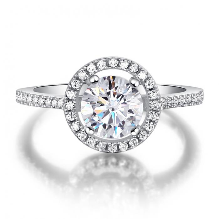 Inel Borealy Zirconiu Simulated Diamond One Marimea 7 [1]