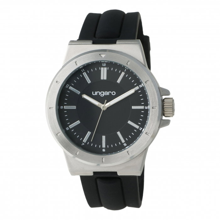 Ceas Andrea Ungaro & Butoni Elegant Round Silver Cadou Valentines Day [1]