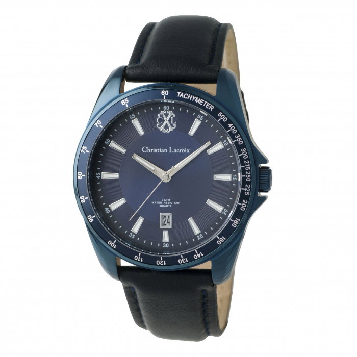Ceas Date Element Navy Christian Lacroix si Butoni Azure Clock by Borealy Desk [1]