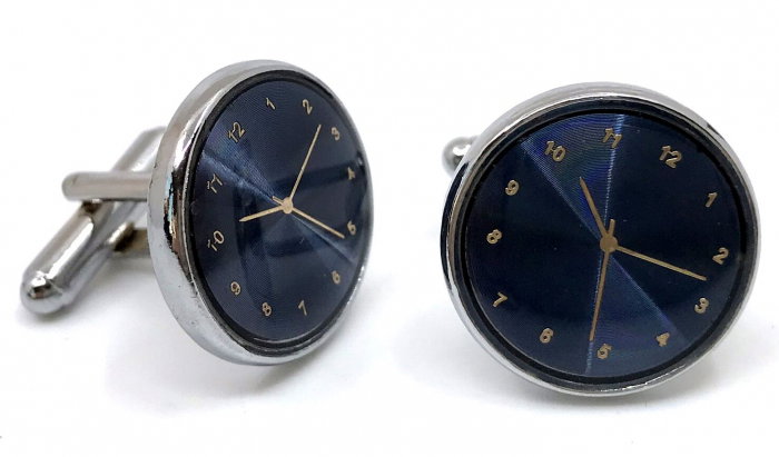Ceas Date Element Navy Christian Lacroix si Butoni Azure Clock by Borealy Desk - Copie [4]