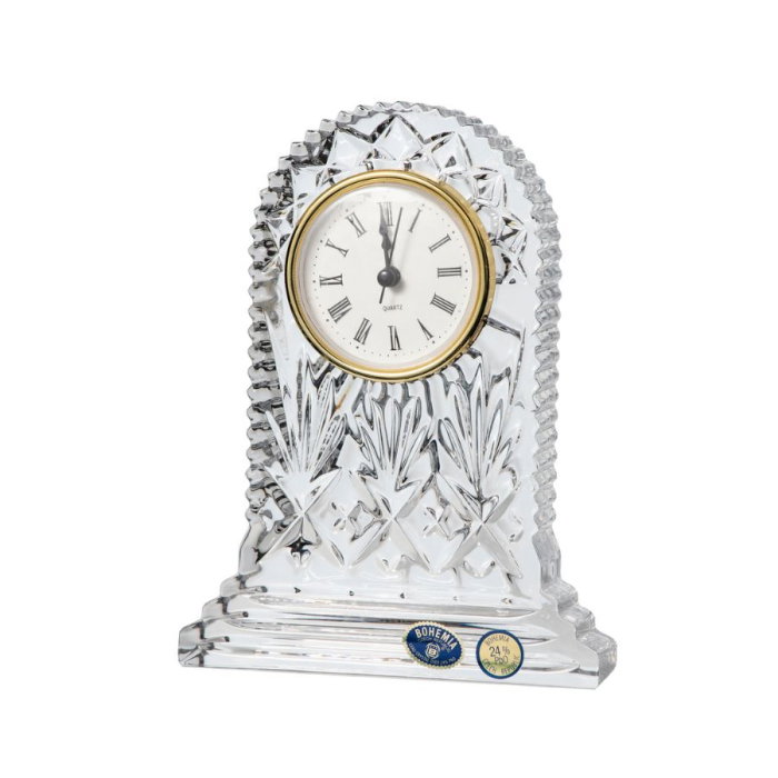 Ceas de masa din Cristal de BOHEMIA - 17,5 cm [1]
