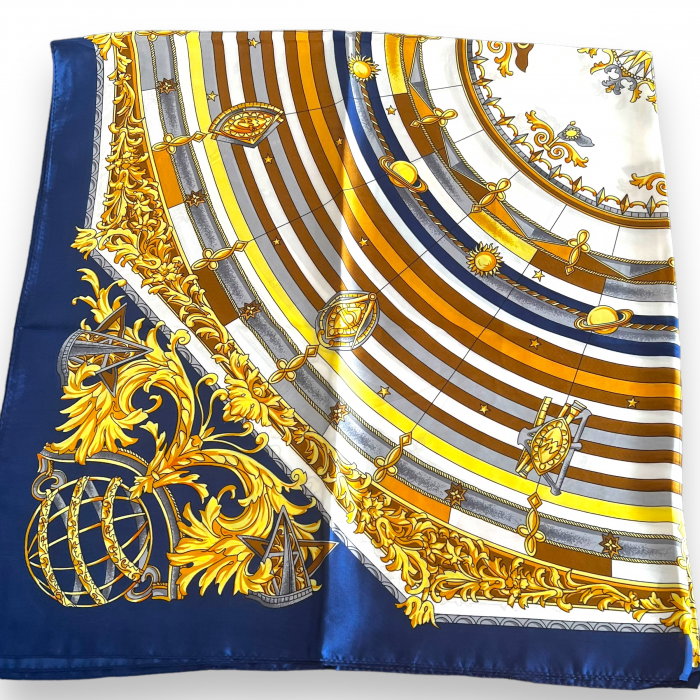 Ceas Q&Q, Cercei Gold Flower si Esarfa Matase Borealy [3]