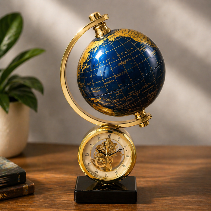 Ceas World Clock Bleumarine [3]