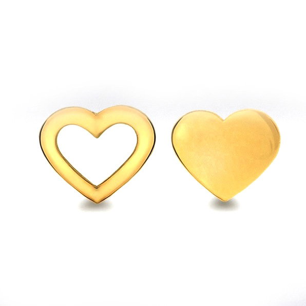 Cercei Aur 9 Kt Love [1]